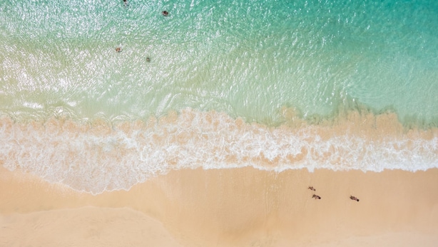 A beach with clear turquoise water and a sandy shore. - Art Suites by Casa de Indias (El Puerto de Santa Maria)