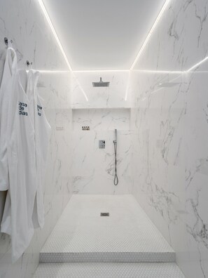 Suite estudio Deluxe | Regadera en el baño