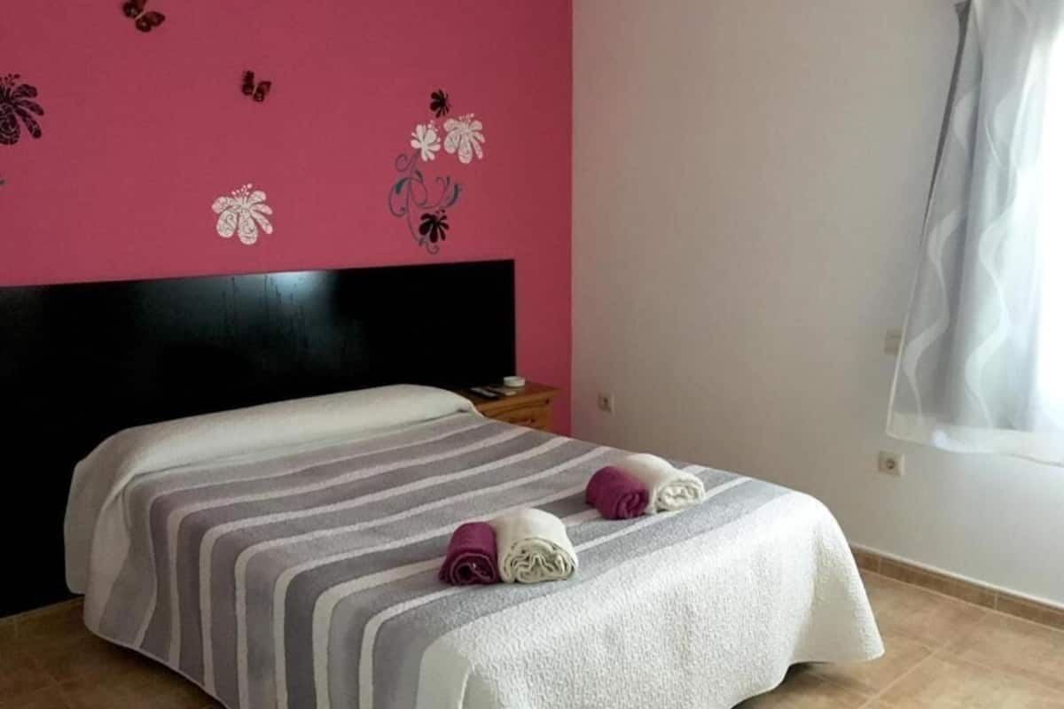 Double Room | Egyptian cotton sheets, premium bedding, down duvets, desk