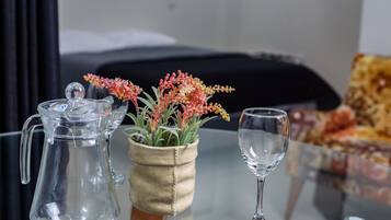 In-room safe, individually furnished, desk, laptop workspace