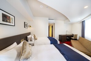 Executive Room, 2 Single Beds, Non Smoking, Refrigerator (with Sofabed) | Desk, laptop workspace, blackout curtains, free WiFi - Best Western Hotel Fino Shin-Yokohama (Yokohama)