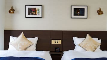 Executive Room, 2 Twin Beds, Non Smoking, Refrigerator | Desk, laptop workspace, blackout drapes, free WiFi