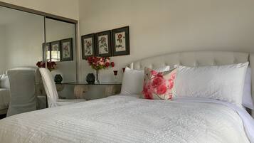 4 bedrooms, iron/ironing board, travel crib, WiFi