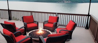 WELCOME TO ON THE ROCK - A RECENTLY RENOVATED  BEAUTIFUL LAKE FRONT HOME