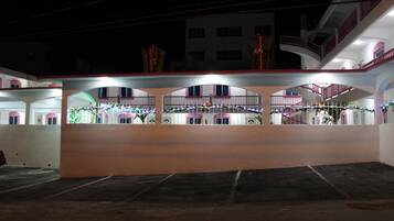 Front of property – evening/night