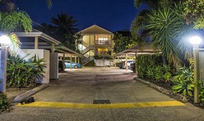 Front of property – evening/night