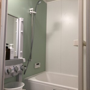 Japanese Style Triple Room C | Bathroom | Free toiletries, slippers, towels