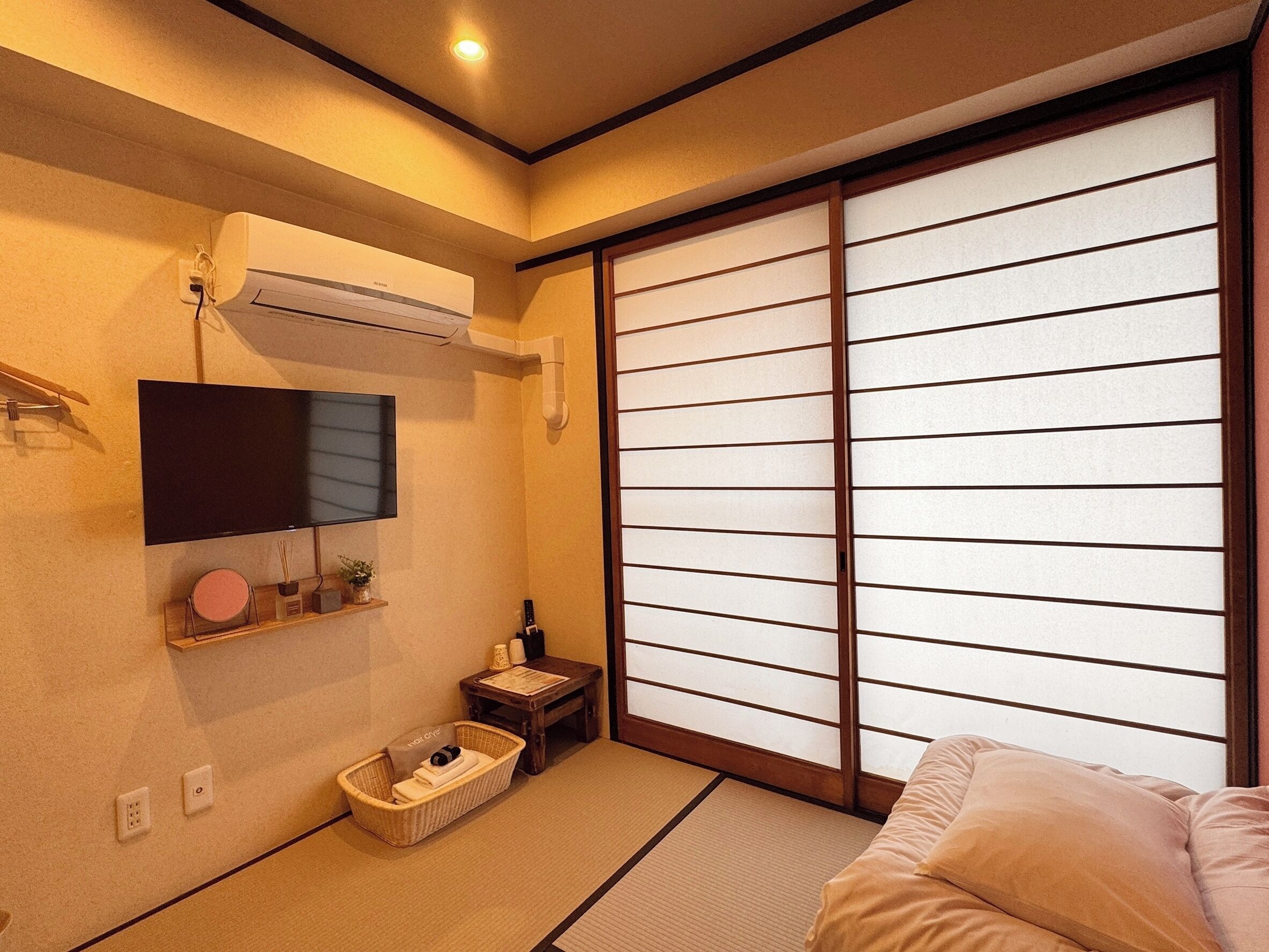 SP33 Mini Japanese-Style Room (No Toilet or Bathroom / No Pets) | Free WiFi, bed sheets