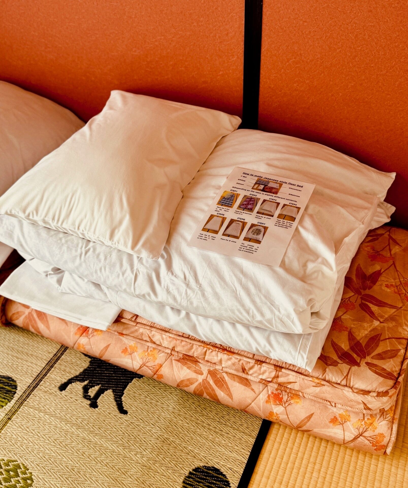 Free WiFi, bed sheets