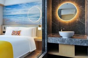 Premium bedding, down comforters, minibar, individually decorated - Ausotel Smart Zhujiang New Town Guangzhou (Guangzhou)
