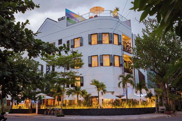 Fassade der Unterkunft