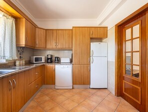 Microwave, oven, dishwasher, toaster