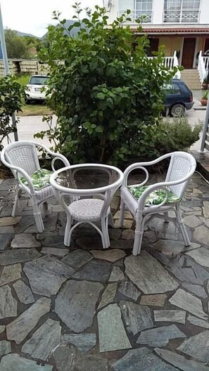 Monolocale, vista giardino | Terrazza/patio