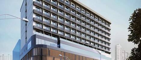 Front of property - evening/night