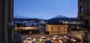 Blick von der Unterkunft