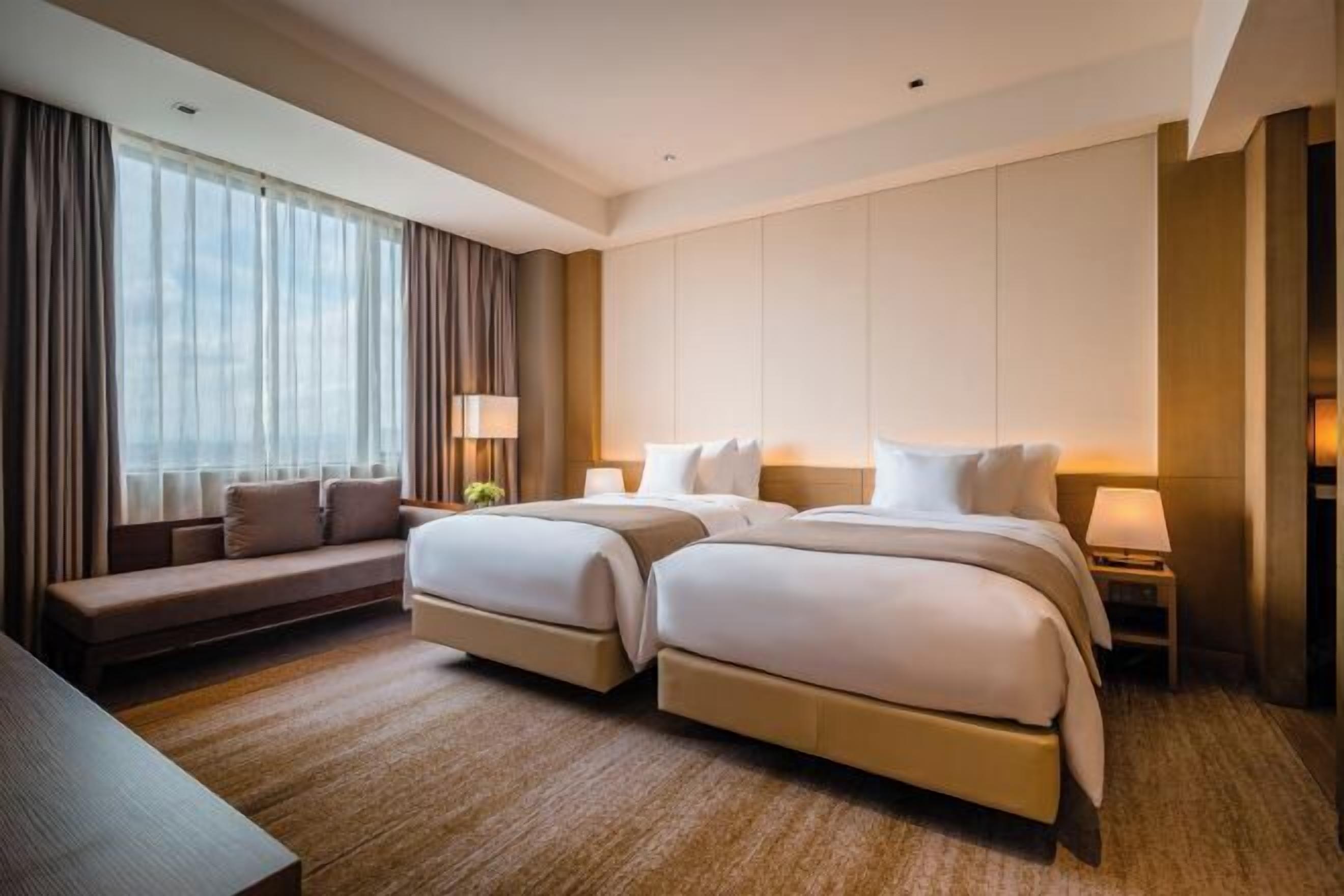 In-room safe, desk, laptop workspace, blackout drapes