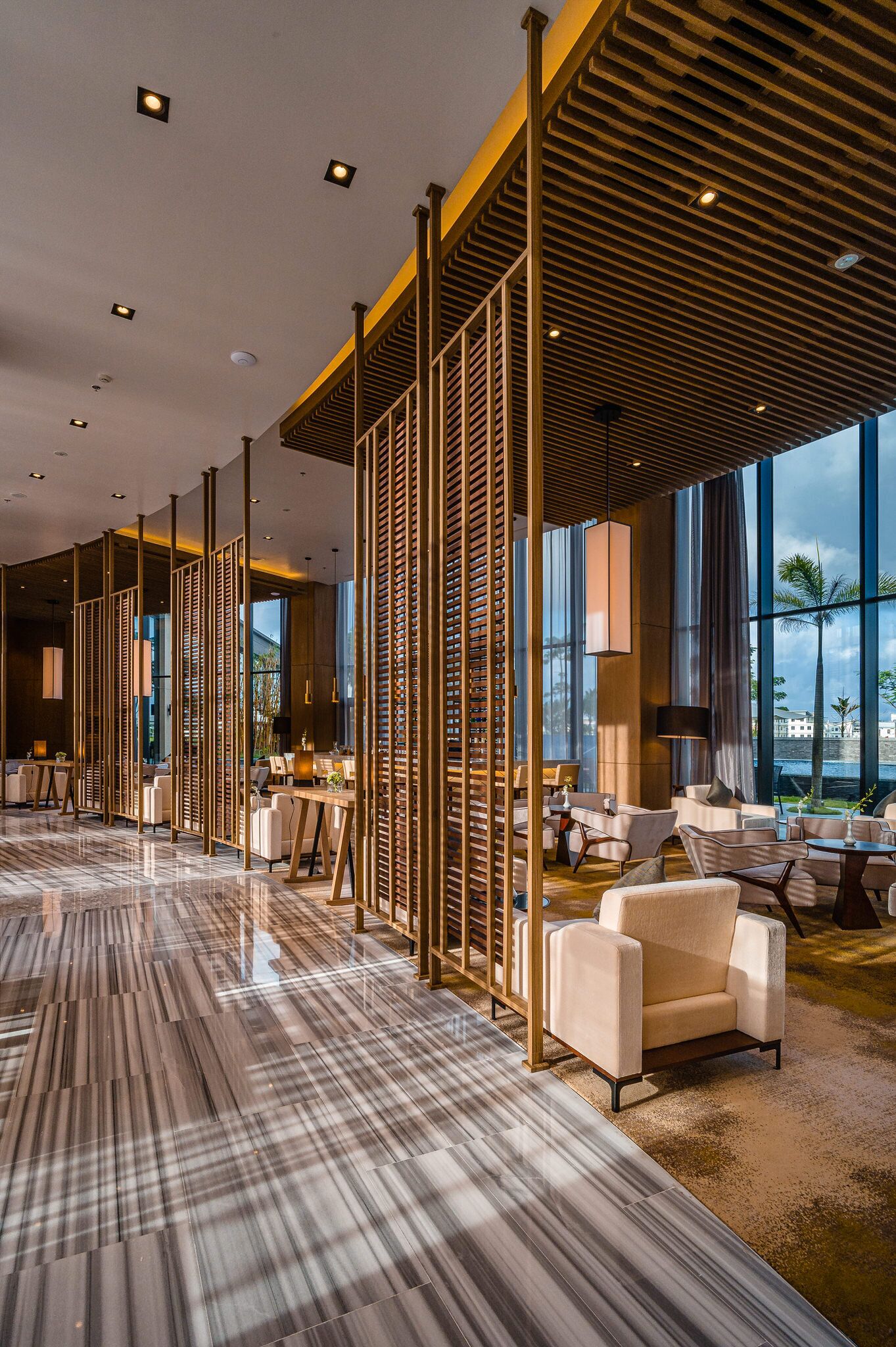 Lobby lounge, pool views, open daily