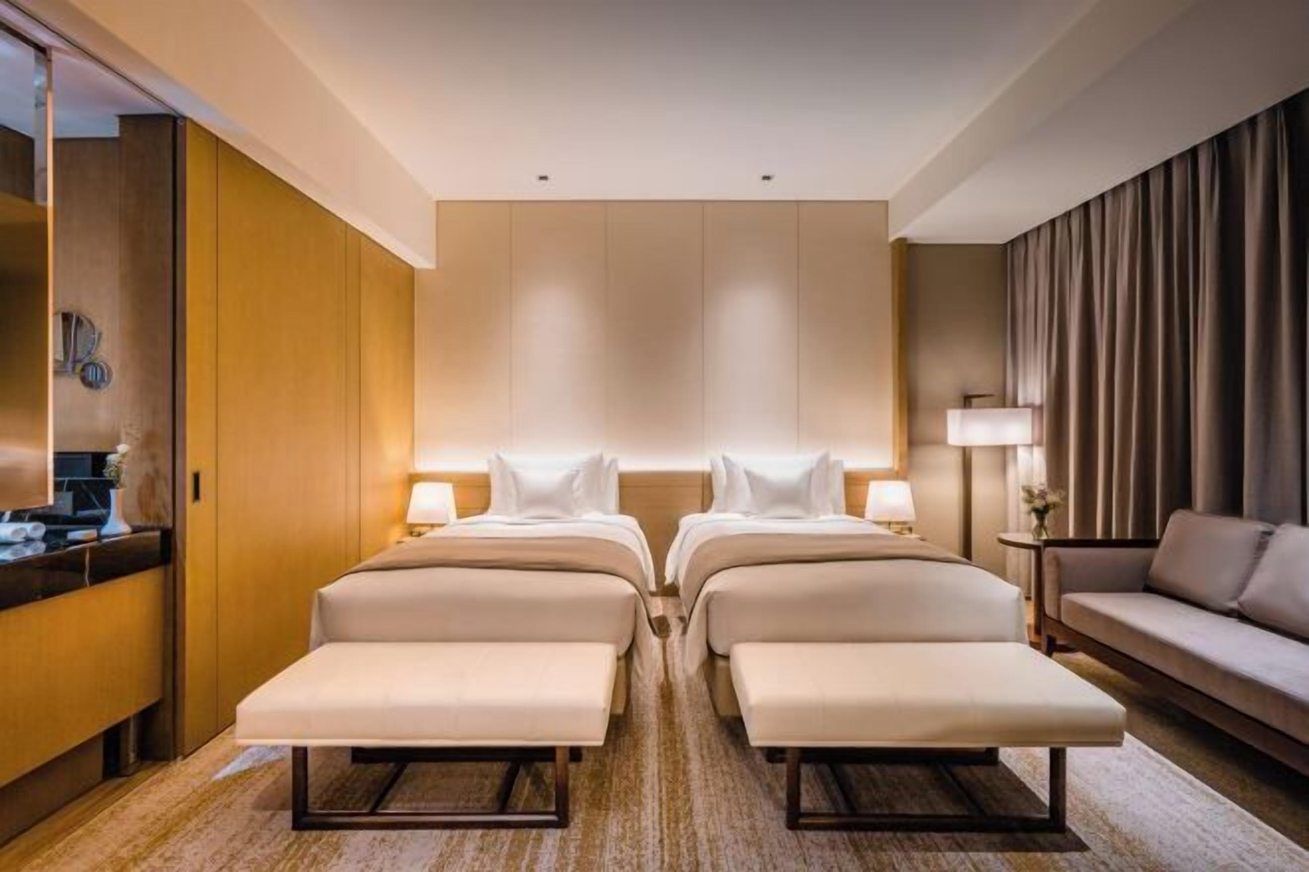 In-room safe, desk, laptop workspace, blackout drapes