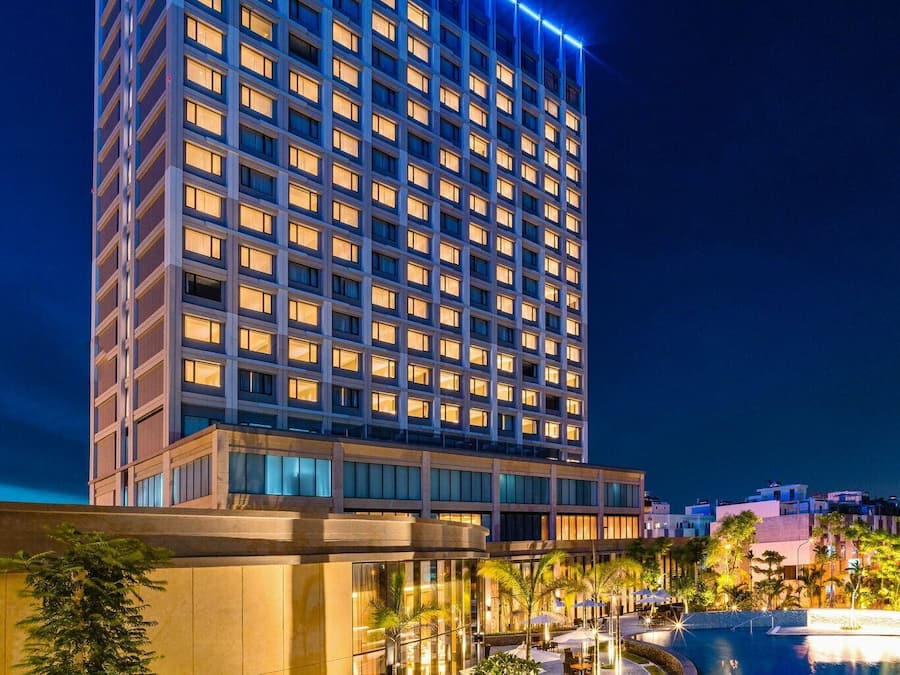 Front of property - evening/night