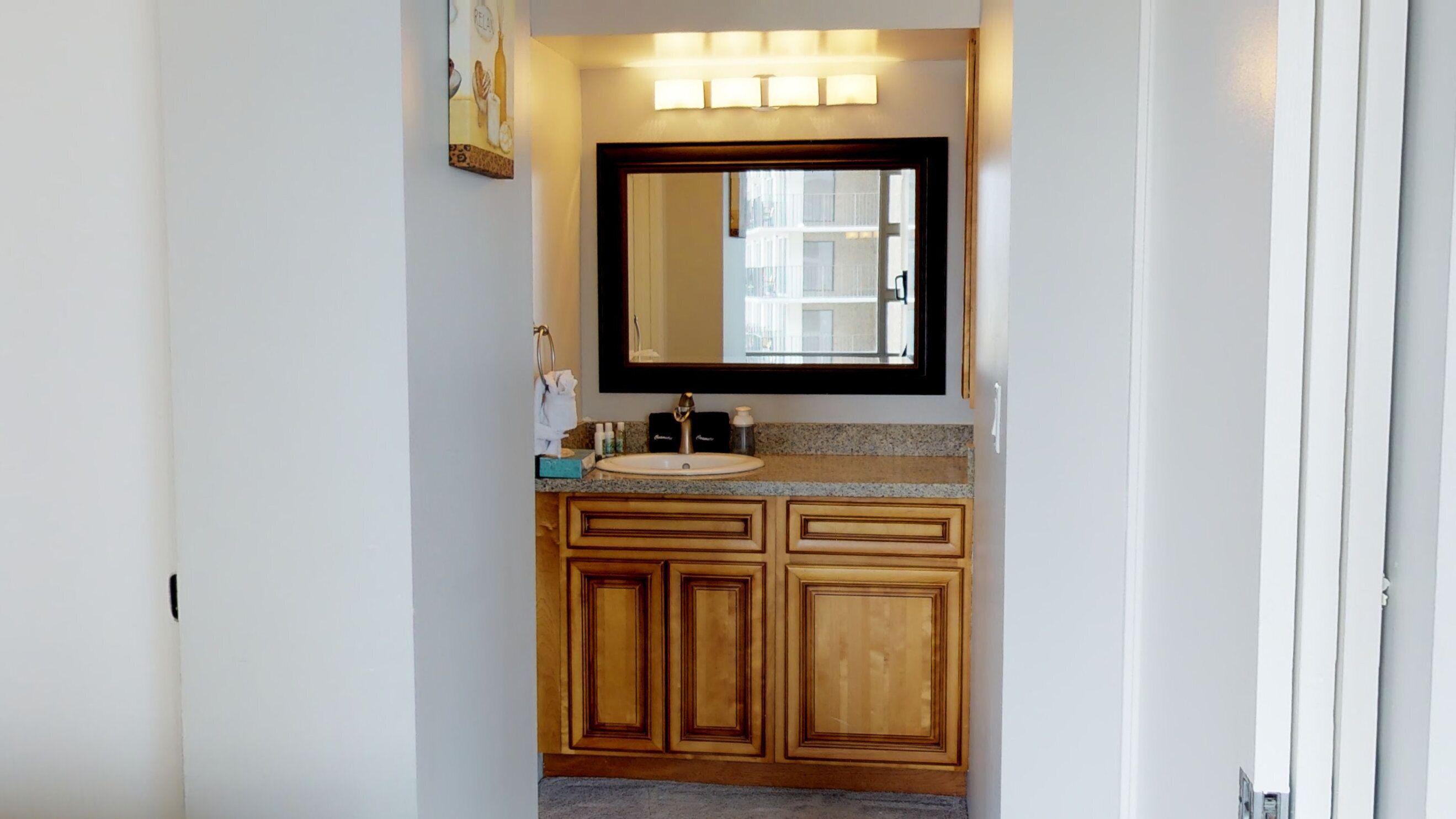 Bathtub, hair dryer, towels