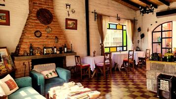 Sala de estar en el lobby