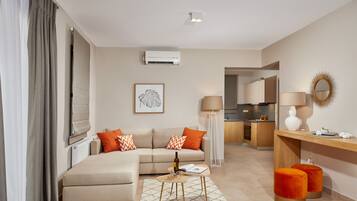 Phòng Suite Executive | Bếp riêng | Tủ lạnh, lò nướng, bếp nấu, dụng cụ pha cà phê/trà