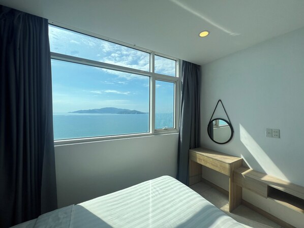 Appartement Ville, 2 chambres, face à la mer | Vue sur la plage ou l’océan