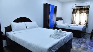 Premium bedding, pillow-top beds, free WiFi