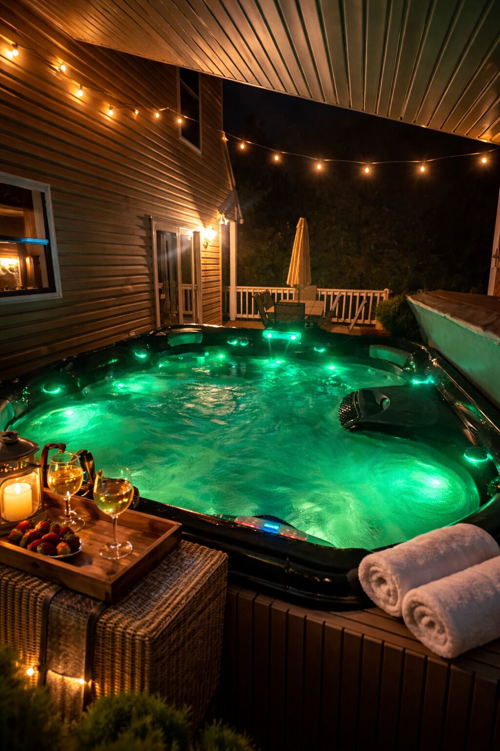 Bain à remous extérieur