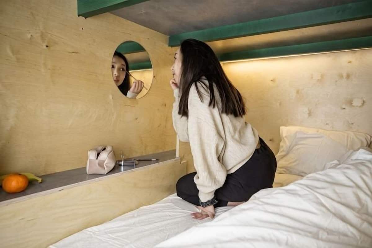 암막 커튼, 무료 WiFi, 각각 다른 스타일의 인테리어, 각각 다르게 가구 비치