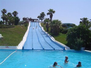 Piscina externa, piscina aquecida