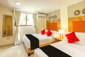 Chambre Standard, 2 grands lits | 1 chambre, draps fournis