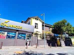 Overnatningsstedets facade