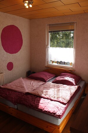 1 bedroom, desk, travel cot, free WiFi - To Eichhorn 46, hikers and nature lovers, (Tanna)