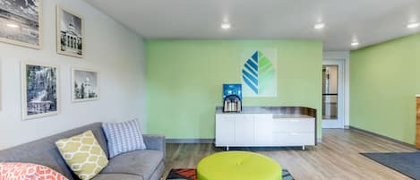 Lobby sitting area