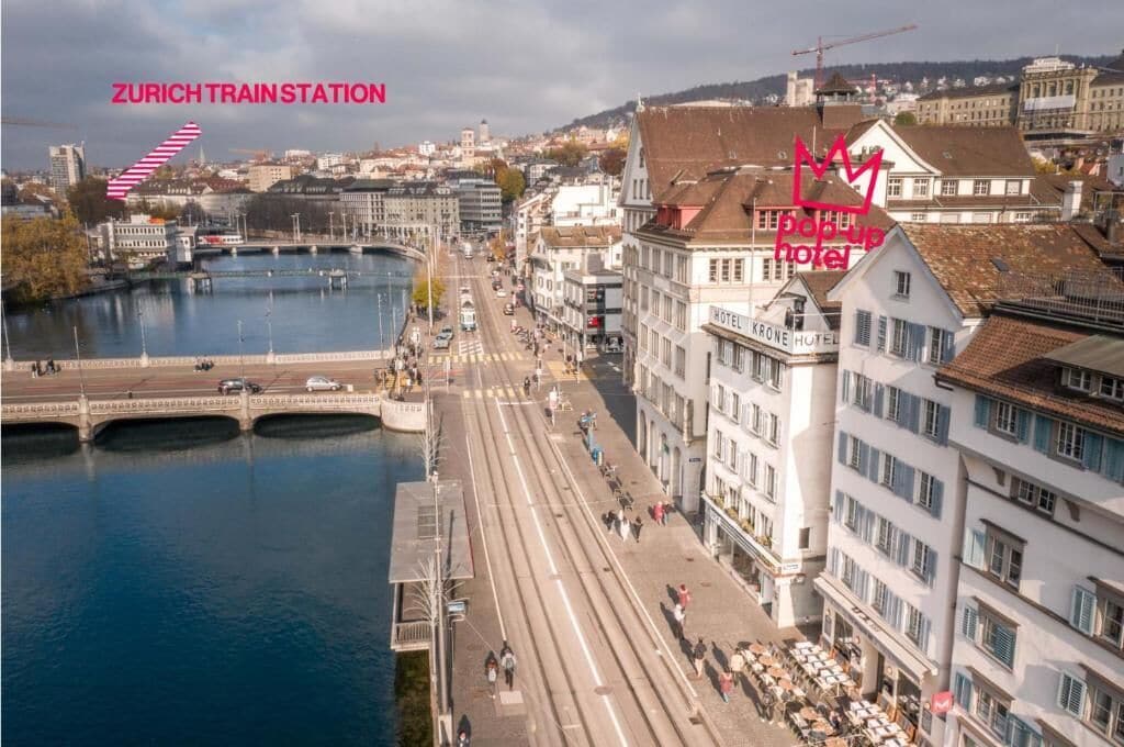 Foto - Pop Up Hotel Krone Zürich