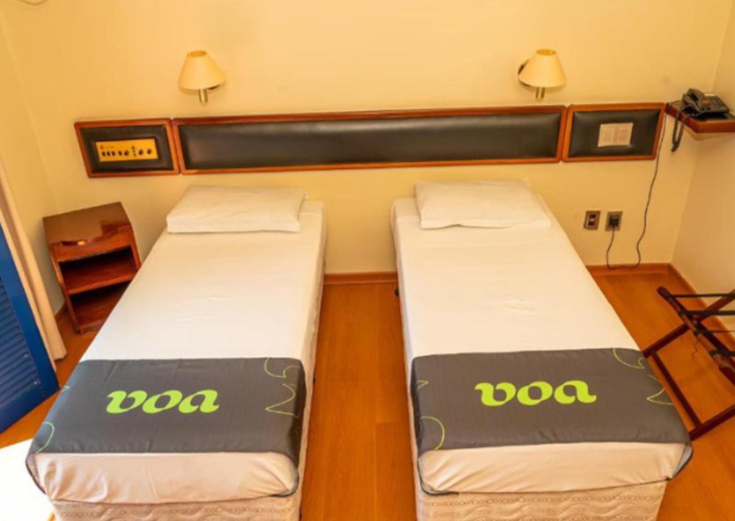 Minibar, desk, laptop workspace, blackout curtains