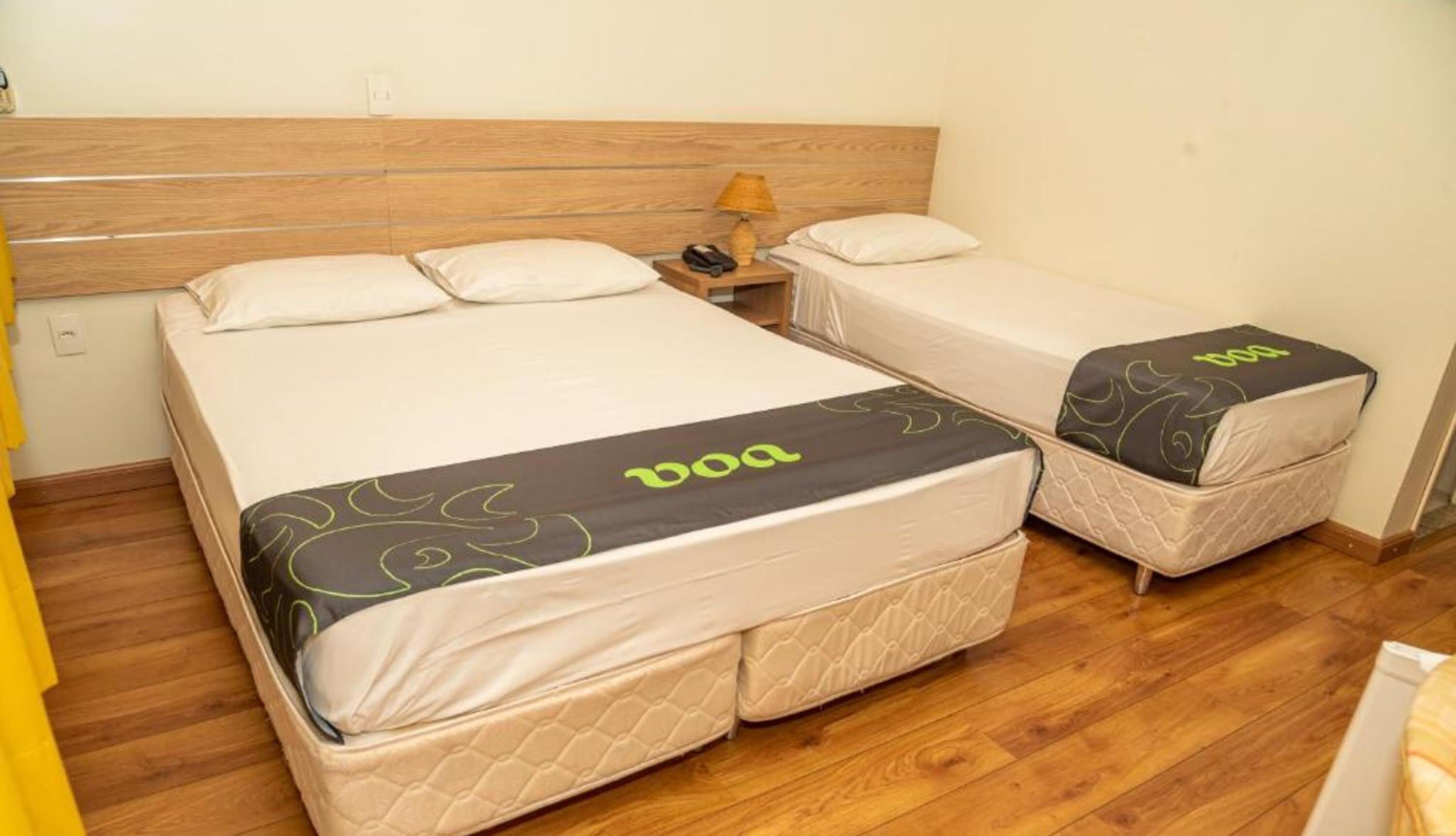 Minibar, desk, laptop workspace, blackout curtains