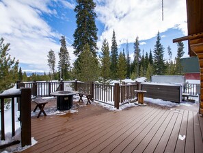 Cabin, 3 Bedrooms | Balcony