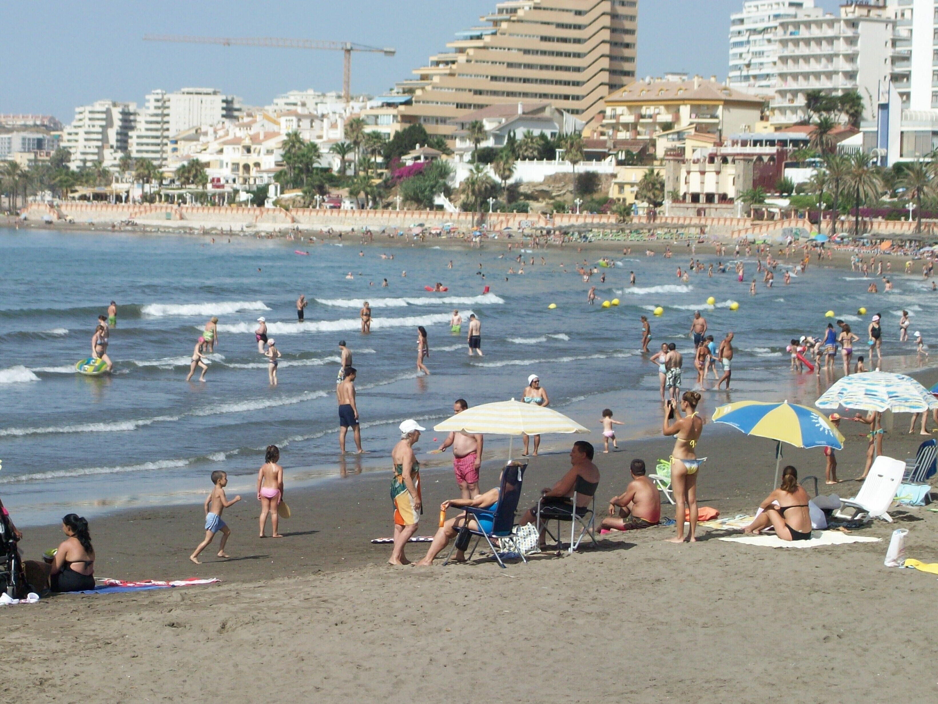 Vlak bij het strand, strandlakens