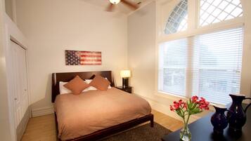 1 chambre, fer et planche Ă repasser, Wi-Fi, draps fournis