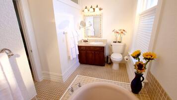 Hair dryer, towels