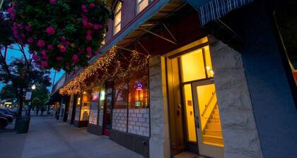 Five — King Bed, Historic Downtown Apartment in Nicely Appointed Building on Main Street