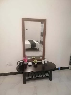 1 bedroom, laptop workspace, soundproofing, iron/ironing board