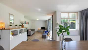 TV, fireplace, DVD player