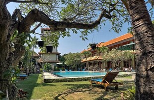 Outdoor pool, open 6:00 AM to 8:00 PM, pool umbrellas, pool loungers