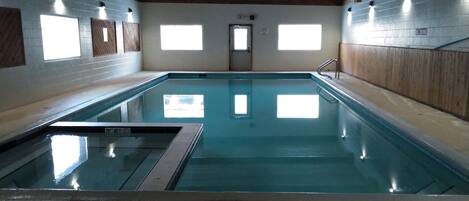 Indoor pool, a heated pool