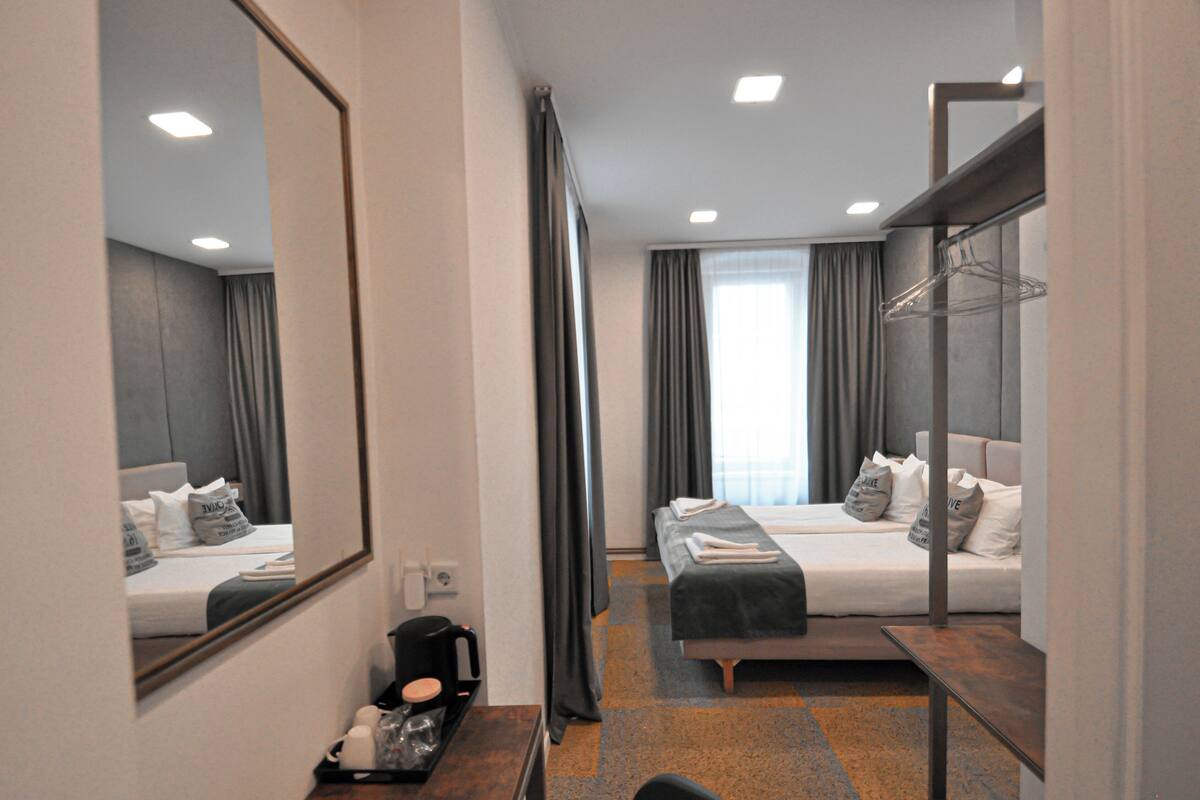 deluxe double or twin room | 2 bedrooms, desk, blackout curtains, iron/ironing board