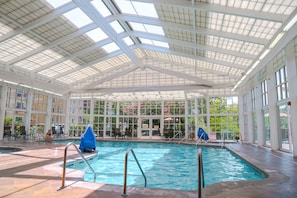 Indoor pool, outdoor pool
