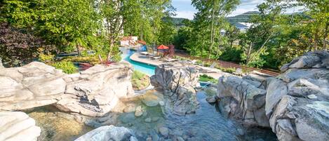 Indoor pool, outdoor pool